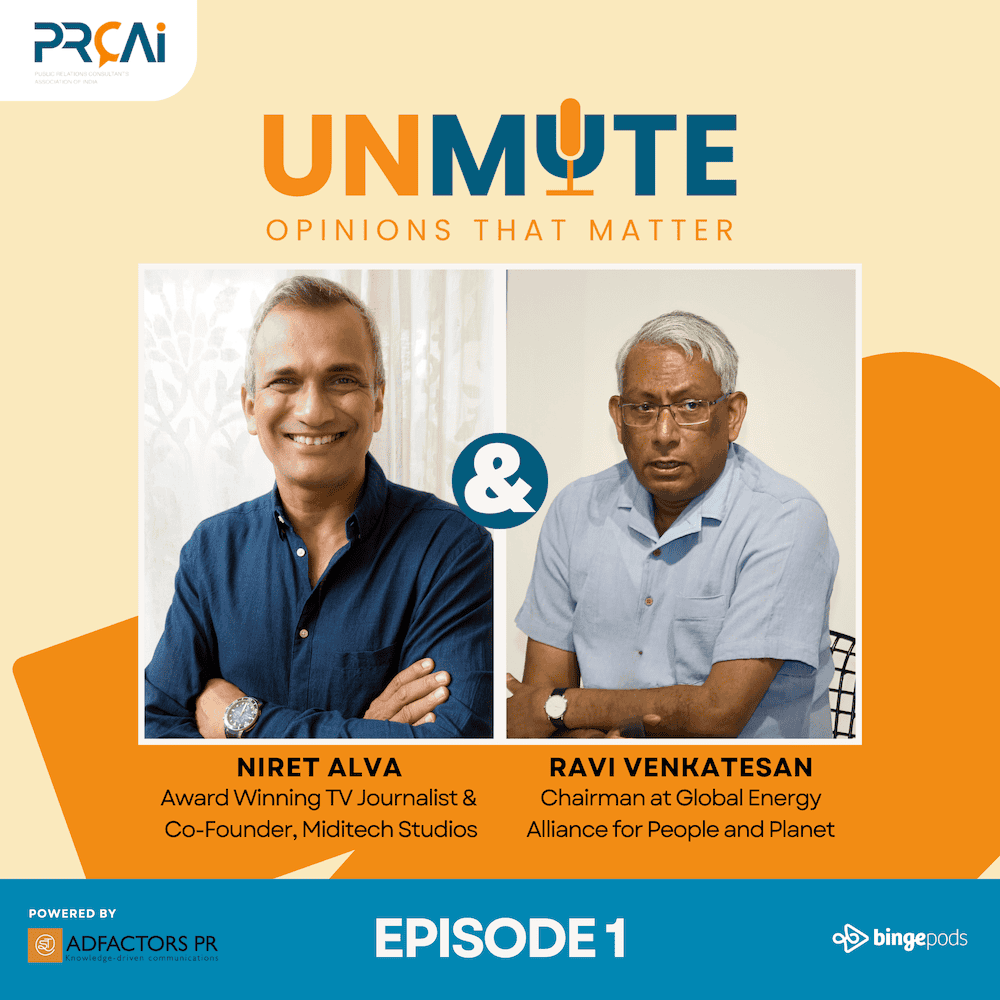 UnMute With PRCAI Marks The Debut Of A New Podcast  Giving Voice To 'Opinions That Matter’ By Indian Achievers