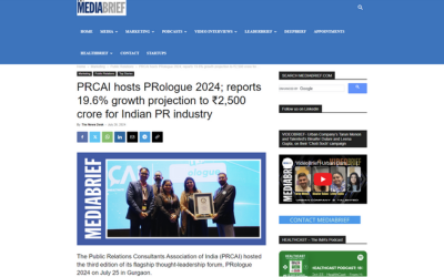 https://www.prcai.org/cms/PRCAI hosts PRologue 2024; reports 19.6% growth projection to ₹2,500 crore for Indian PR industry