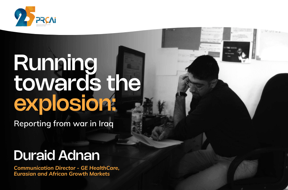 Running towards the explosion: Reporting from war in Iraq