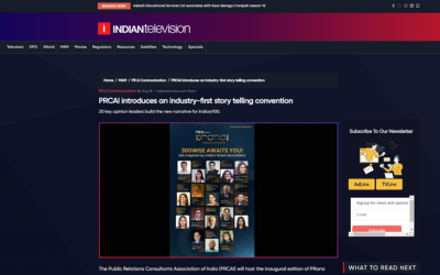 https://www.prcai.org/cms/PRCAI introduces an industry-first story telling convention